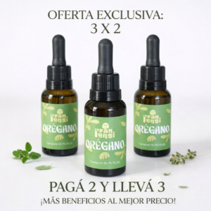 ACEITE DE OREGANO FAN FUNGI (Pack Ahorro 3x2)