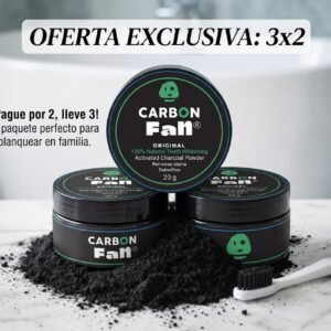 CARBÓN ACTIVADO FAN (Pack Ahorro 3x2)